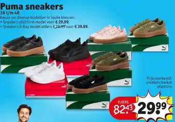 Puma sneakers 36 48 aanbieding bij Kruidvat