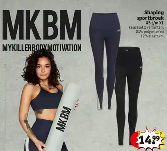 Kruidvat MKBM Shaping sportbroek XS-XL aanbieding