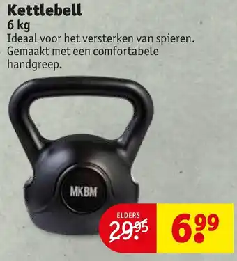 Kruidvat MKBM Kettlebell 6kg aanbieding