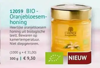 Bofrost Bio-Oranjebloesemhoning 300 gram aanbieding