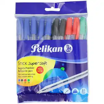 Action Pelikan balpennen Super Soft aanbieding