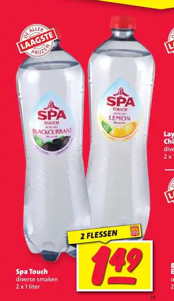 Nettorama Spa Touch diverse smaken 2 x 1 liter aanbieding