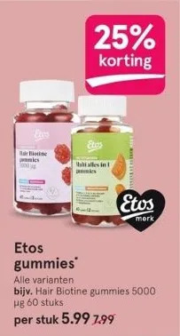 Etos Etos gummies aanbieding