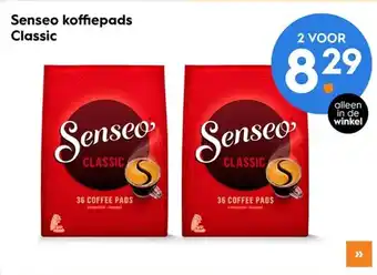 Blokker Senseo koffiepads Classic aanbieding