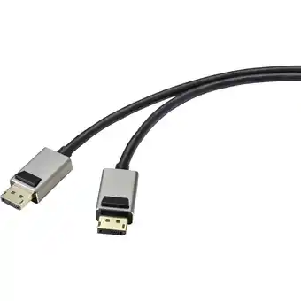 Conrad Speaka professional displayport aansluitkabel displayport stekker, displayport stekker 3.00 m zwart sp-9510452 ultra hd (8k)  aanbieding