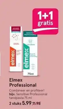 Etos Elmex professional aanbieding