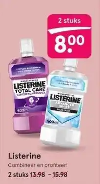 Etos Listerine aanbieding