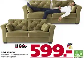 Seats and Sofas 2,5+2 Kennedy aanbieding