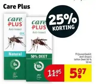 Kruidvat Care plus aanbieding