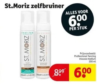 Kruidvat St.moriz zelfbruiner aanbieding