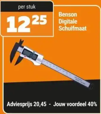 De voordeelmarkt Benson25 Digitale Digitale Schuifmaat aanbieding