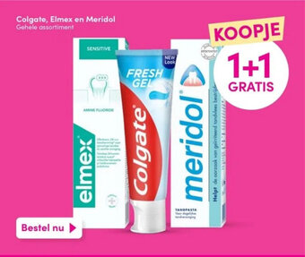 DA Colgate, elmex en meridol gehele assortiment aanbieding