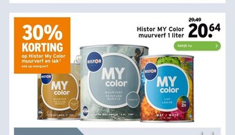 GAMMA Histor MY Color muurverf 1 liter aanbieding