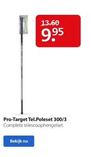 Boerenbond Pro-target tel.poleset 300/3 aanbieding