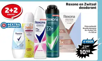 Trekpleister Rexona en Zwitsal deodorant aanbieding