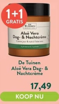 Holland & Barrett Aloë vera dag- & nachtcrème aanbieding