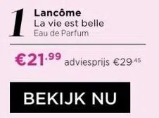 ICI Paris XL Lancôme aanbieding