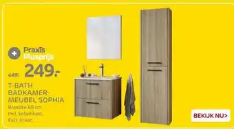 Praxis T-bath badkamermeubel sophia aanbieding