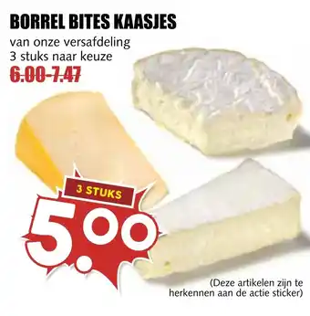 MCD Supermarkt Borrel bites kaasjes aanbieding