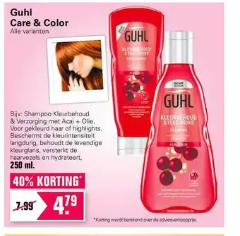 De Online Drogist Guhl Care and Color 250ml aanbieding