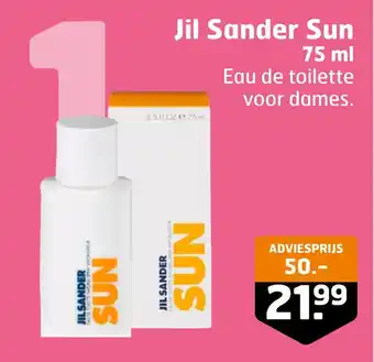 Trekpleister Jil sander sun 75 ml aanbieding