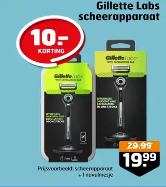 Trekpleister Gillette labs scheerappara aanbieding