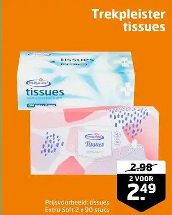 Trekpleister Trekpleister tissues aanbieding