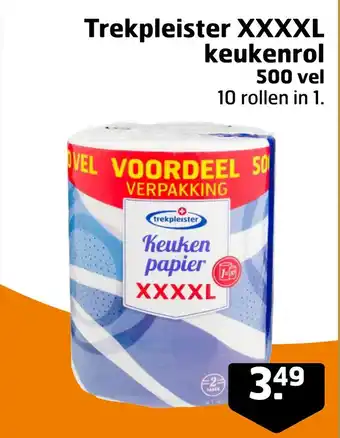 Trekpleister Trekpleister xxxxl keukenrol aanbieding