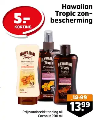 Trekpleister Hawaiian tropic zonbescherming aanbieding