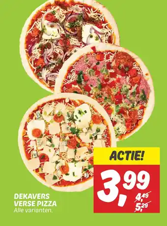 Dekamarkt Dekavers verse pizza aanbieding