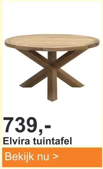 Tuinmeubelland Elvira tuintafel aanbieding