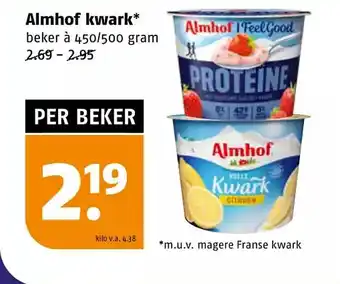 Poiesz Almhof kwark* aanbieding