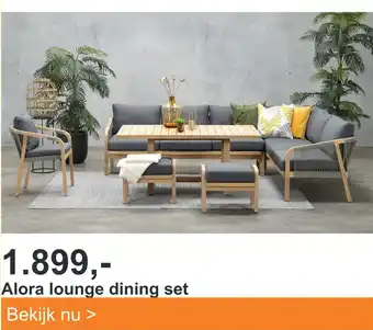 Tuinmeubelland Alora lounge dining set aanbieding