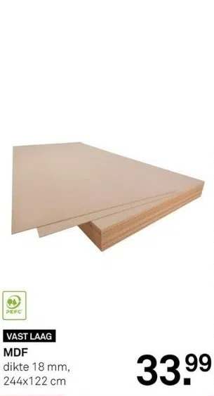 Karwei Mdf aanbieding