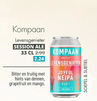 Mitra Kompaan levensgenieter aanbieding