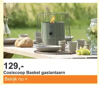 Tuinmeubelland Cosiscoop Basket gaslantaarn aanbieding