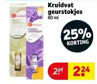 Kruidvat Kruidvat geurstokjes aanbieding