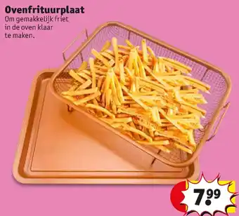 Kruidvat Ovenfrituurplaat aanbieding