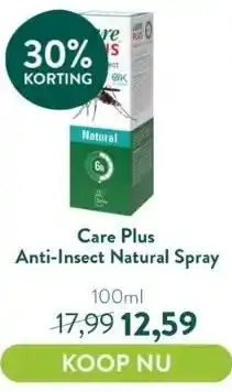 Holland & Barrett Anti-insect natural spray aanbieding