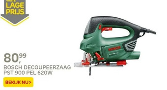 Praxis Bosch decoupeerzaag pst 900 pel 620w aanbieding