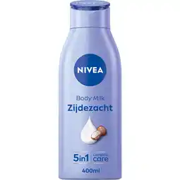 Albert Heijn Nivea bodymilk zijdezacht aanbieding