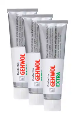De Online Drogist Gehwol voetcreme extra 3-pack 3x75ml aanbieding