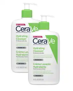 De Online Drogist Cerave hydraterende reinigingscrème multi 2x473ml aanbieding