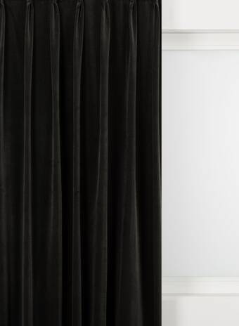 HEMA Hema gordijnstof velours antraciet (antraciet) aanbieding