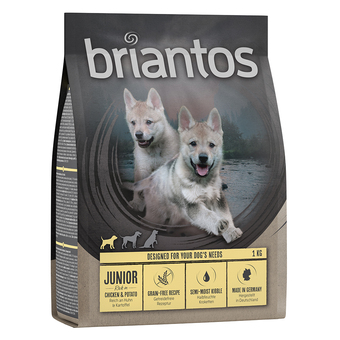 Zooplus 4kg briantos junior droogvoer voor honden: eend & aardappel (graanvrij) aanbieding