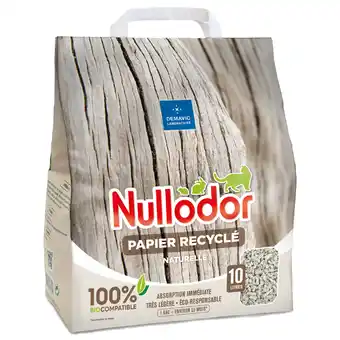 Zooplus Dubbelpak 2x10l nullodor kattenbakvulling papier recyclé kat aanbieding