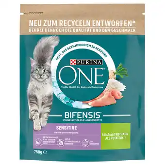 Zooplus 750g sensitive purina one kattenvoer aanbieding