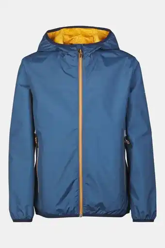 Bever Ayacucho packable boys jacket regenjas blauw aanbieding