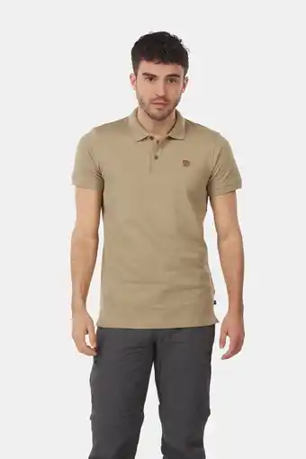 Bever Fjällräven övik polo shirt bruin aanbieding