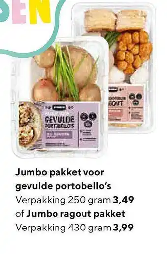 Jumbo Jumbo Pakket Voor Gevulde Portobello's Of Jumbo Ragout Pakket aanbieding